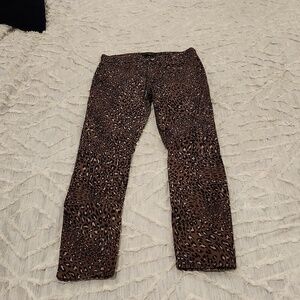 Leopard Print Jen 7 by 7 for all mankind skinny jeans size 2!
